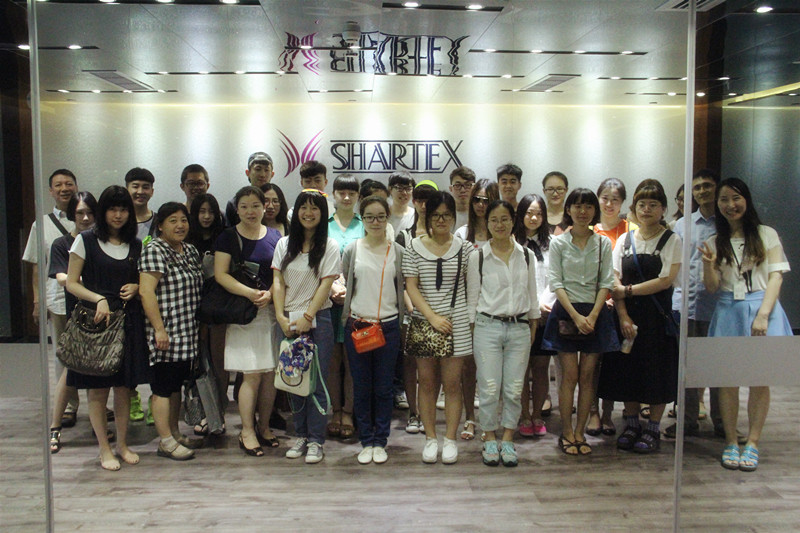 Teachers and students from Beijing Institute of Clothing Technology visited Shartex.